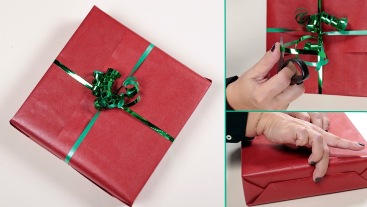 Comment faire un noeud cadeau de noel
