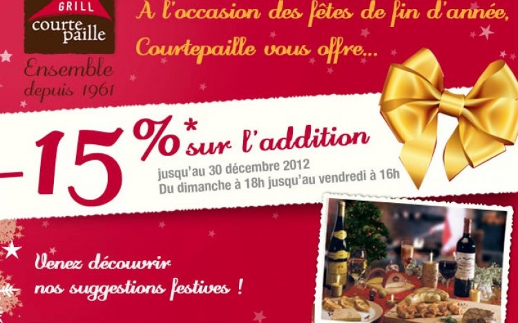 Cadeau de noel courtepaille