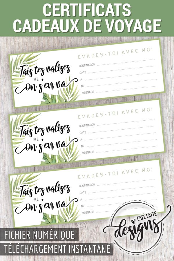 Carte cadeau noel voyage