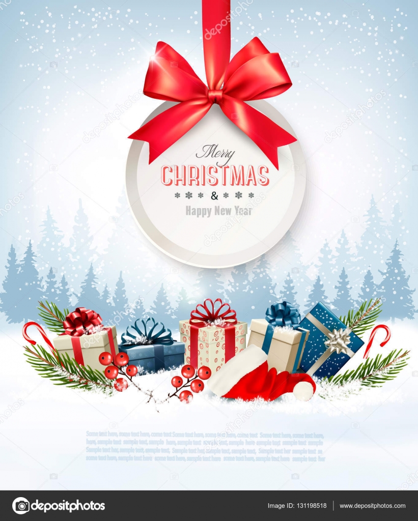 Cadeau de noel vector