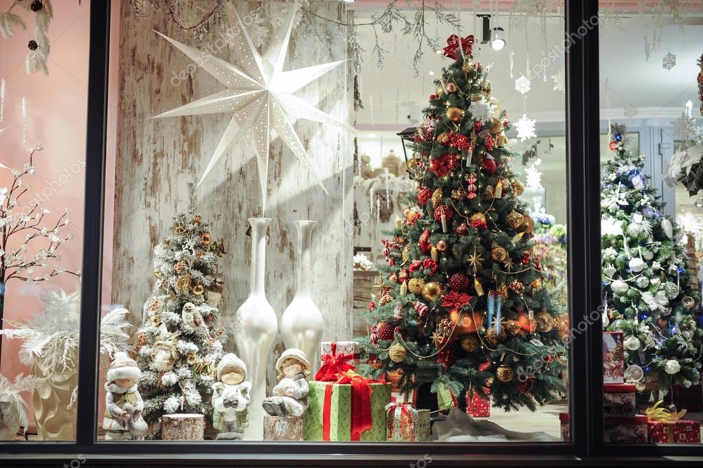 Vitrine de noel cadeau