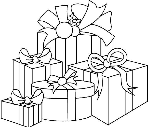 Dessin cadeau noël