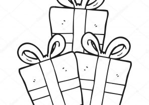 Cadeau de noel dessin simple