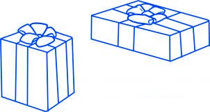 Comment dessiner des cadeau de noel