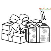 Dessins de noel cadeau