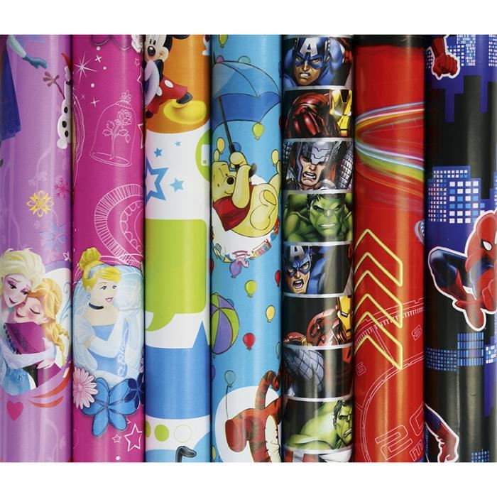 Papier cadeau disney noel