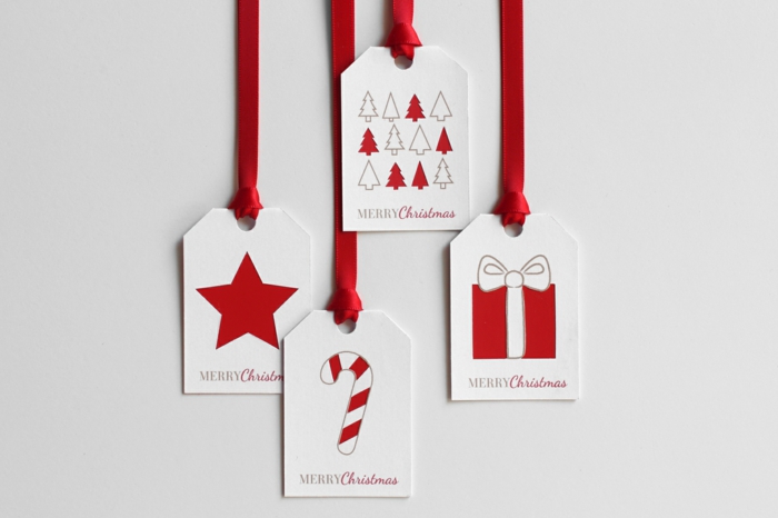 étiquette cadeau noel diy
