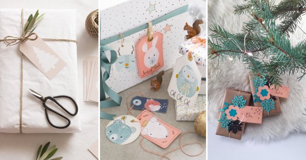 Petite etiquette cadeau noel