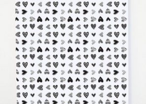 Papier cadeau noel noir et blanc