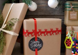 Papier emballage cadeau noel