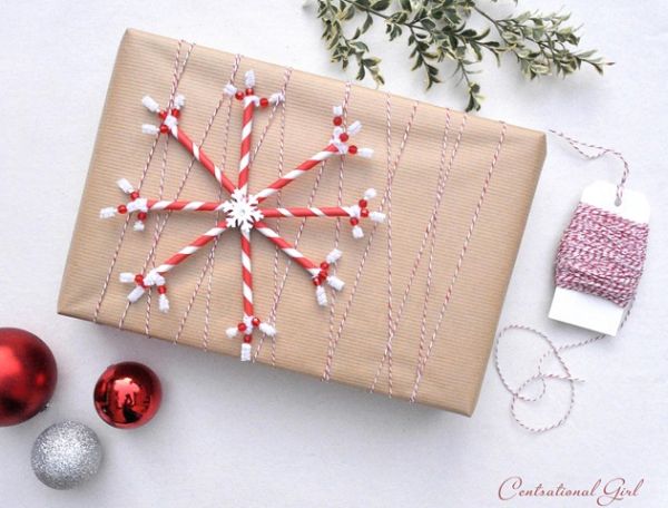 Emballage cadeau original noel