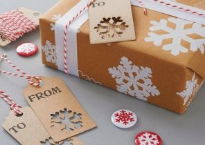 Beau papier cadeau noel