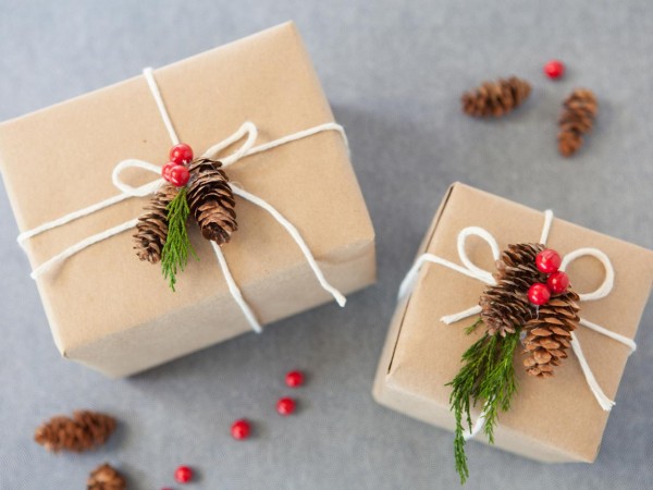 Faire un joli paquet cadeau pour noël
