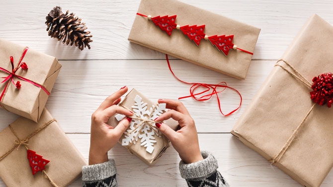 Emballage cadeau noel original