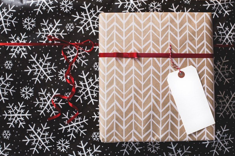 Paquet cadeau noel design