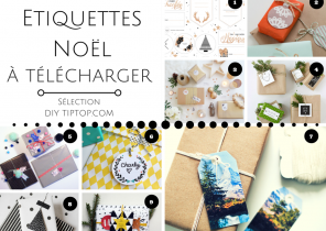 Etiquette gratuite cadeau de noel