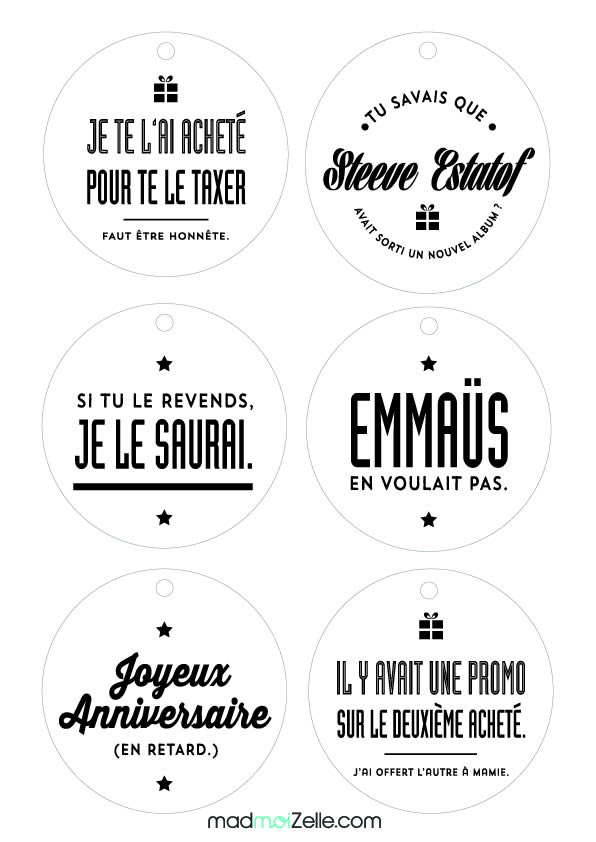 Cadeau noel humoristique