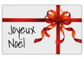 Etiquette cadeau noël