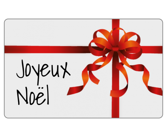 Etiquette cadeau noël