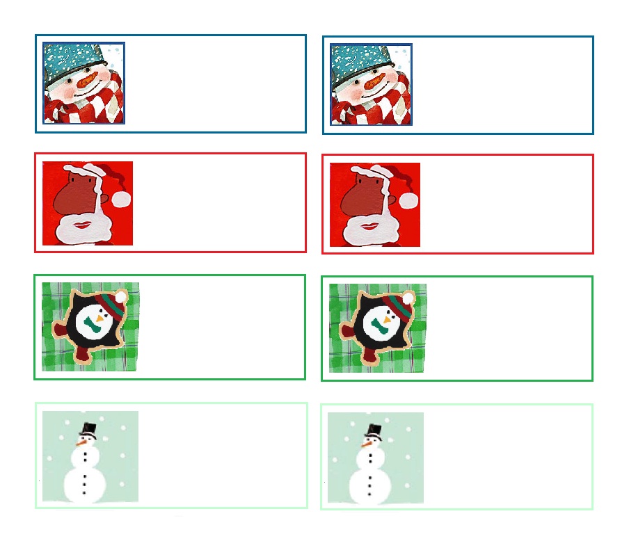 Etiquette a imprimer cadeau de noel