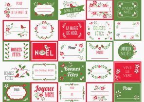 Etiquette cadeau noel 2018