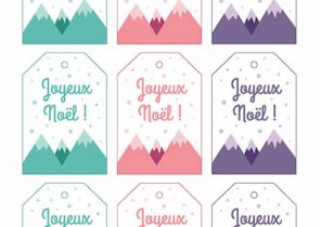 Etiquettes cadeau à imprimer noel