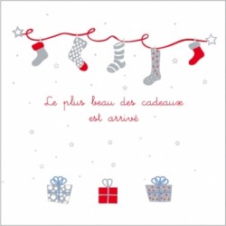 Faire part naissance cadeau noel
