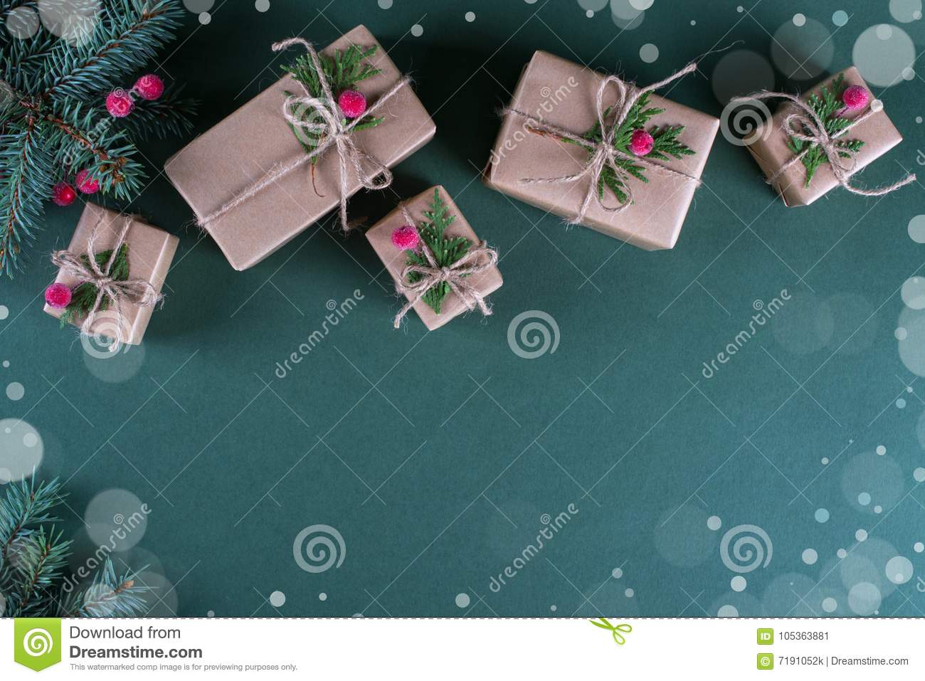 Papier cadeau vintage noel