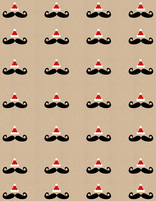 Papier cadeau noël à imprimer