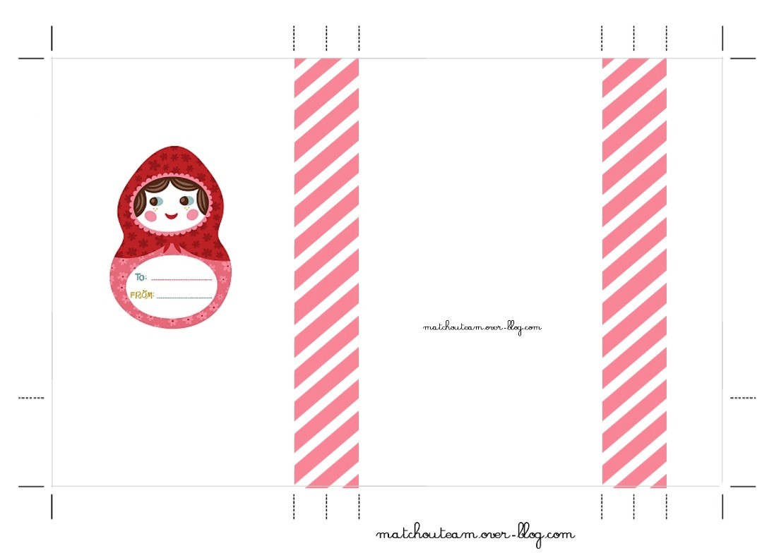 Gabarit cadeau de noel a imprimer