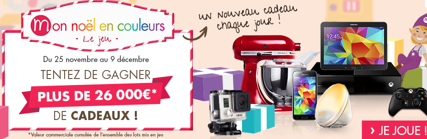 Gagner des cadeau pour noel