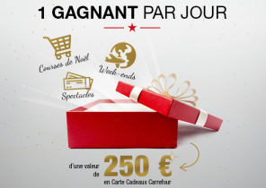 Carte cadeau carrefour noel