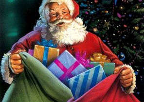 Père noel avec cadeau