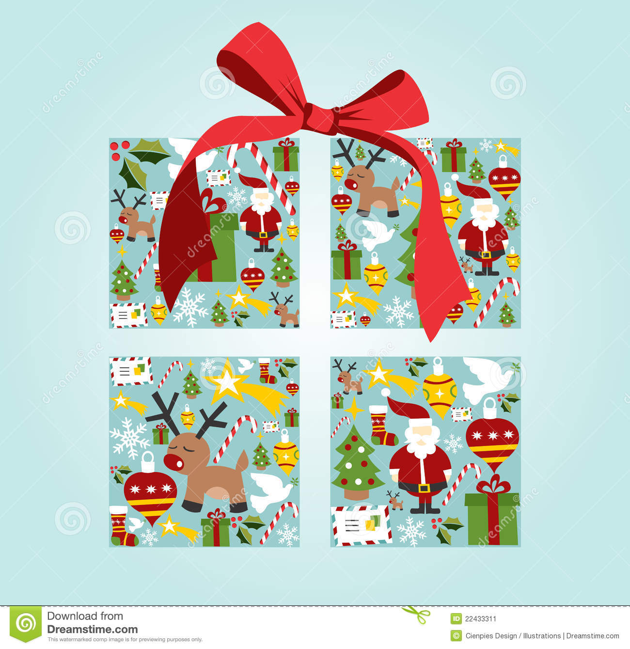 Graphisme cadeau noel