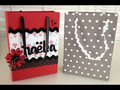 Fabriquer sac cadeau noel