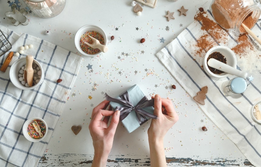 Le bonbon cadeau noel