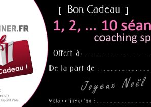 Bon cadeau sport noel
