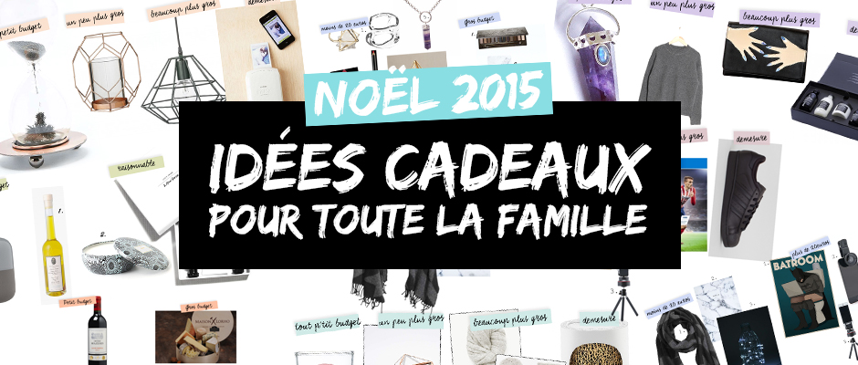 Idées cadeau de noel 2015