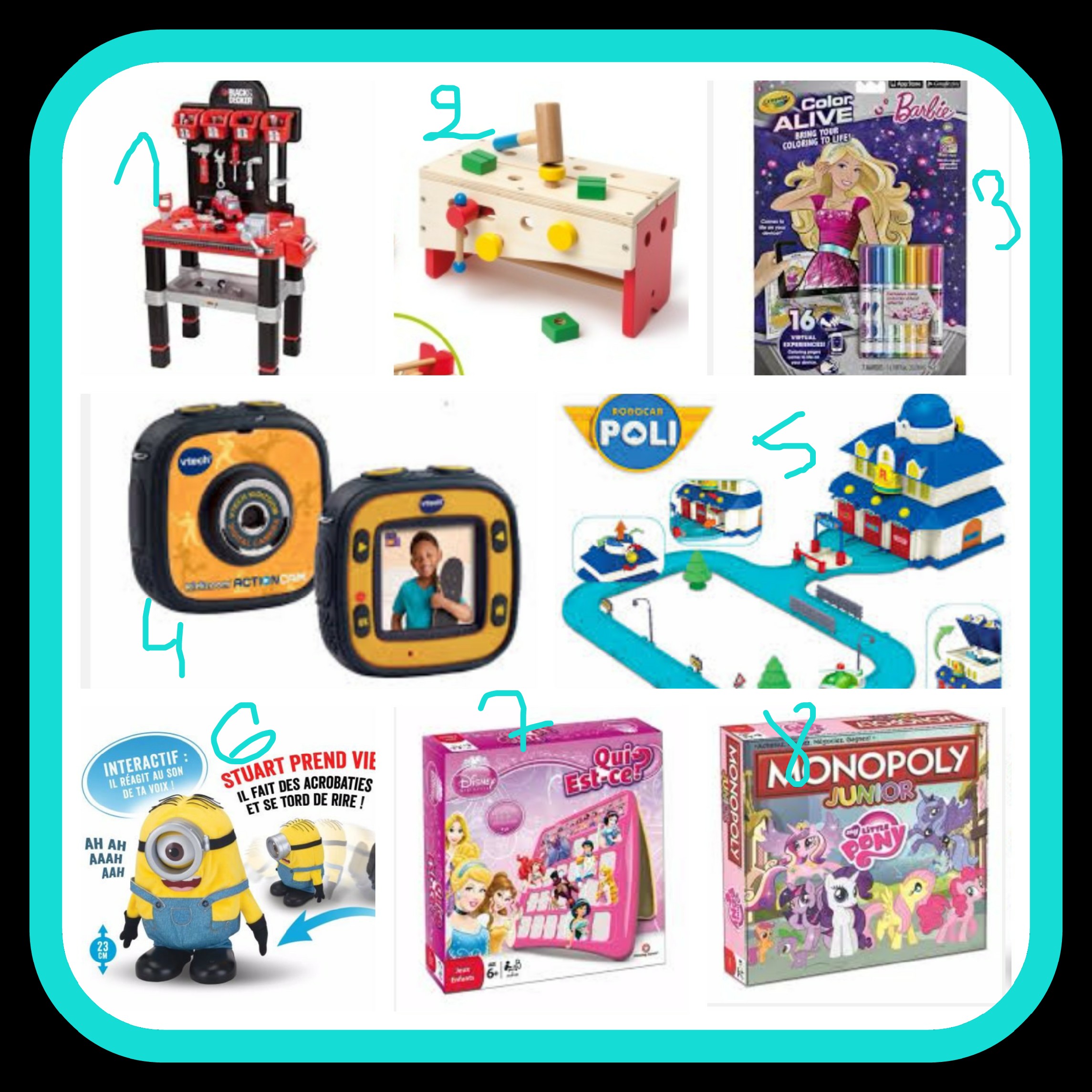 Idée cadeau noel petite fille
