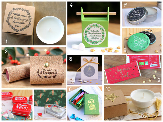 Cadeau noel assiette