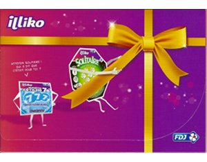 Pochette cadeau française des jeux noel