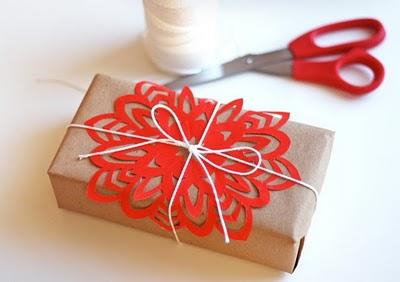Emballage cadeau de noël