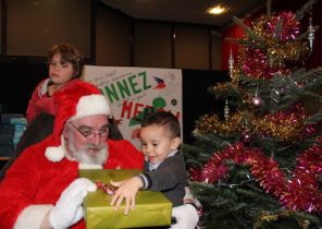 Remise de cadeau noel