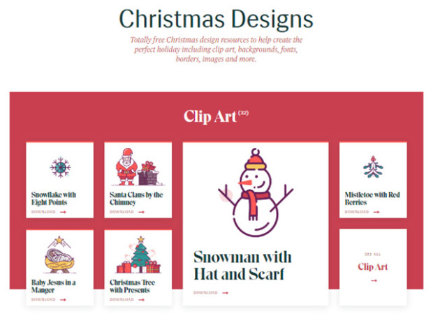 Cadeau de noel graphisme