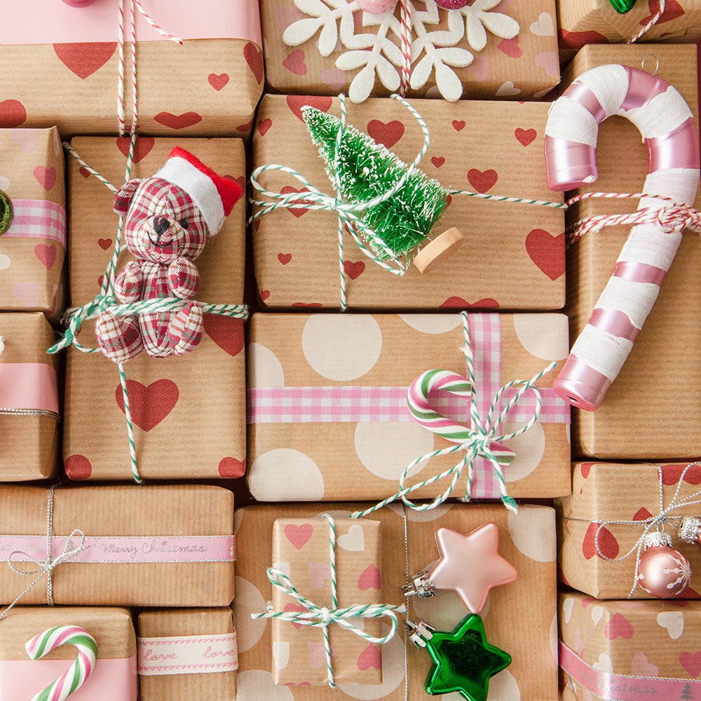 Emballage cadeau noel