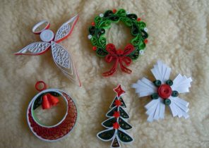 Quilling cadeau noel
