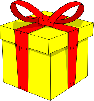 Dessin de noel en couleur cadeau