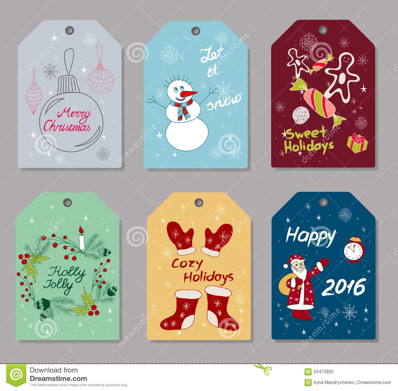 Petite carte cadeau de noel