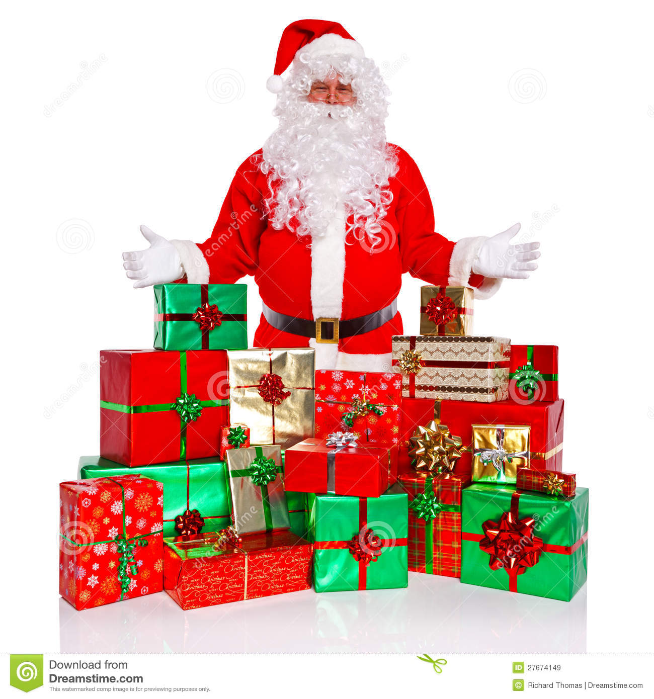 Image cadeau père noel