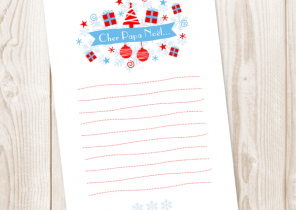 Modele de lettre pour cadeau de noel